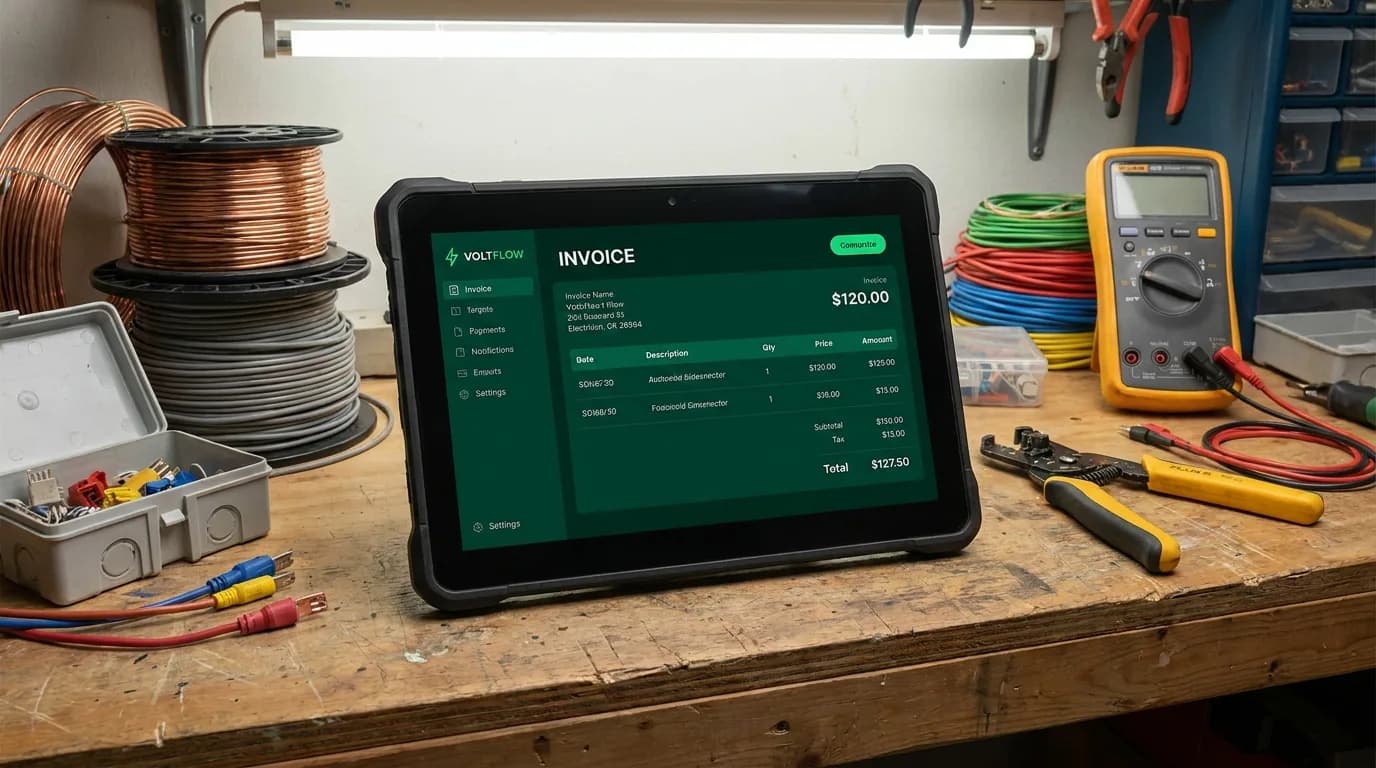 The Best Invoicing Software for Electricians: A TradeTally Perspective
