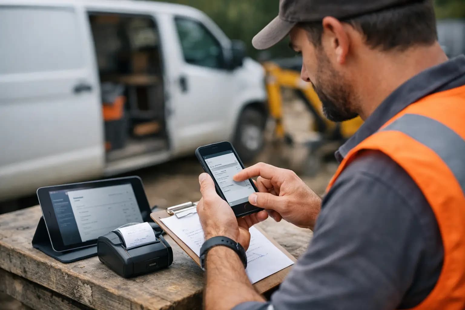 Mobile Invoicing for Sole Traders on Site