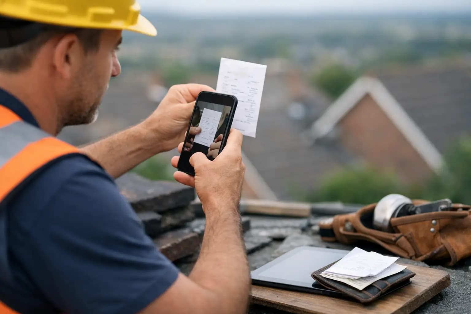 Best Roofer Receipt Capture App for UK Sole Traders