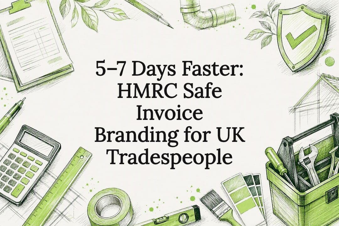 5–7 Days Faster: HMRC Safe Invoice Branding for UK Tradespeople