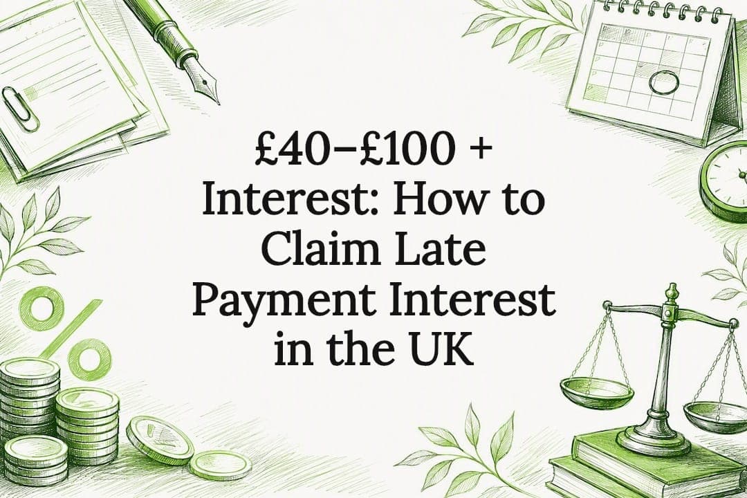 £40–£100 + Interest: How to Claim Late Payment Interest in the UK