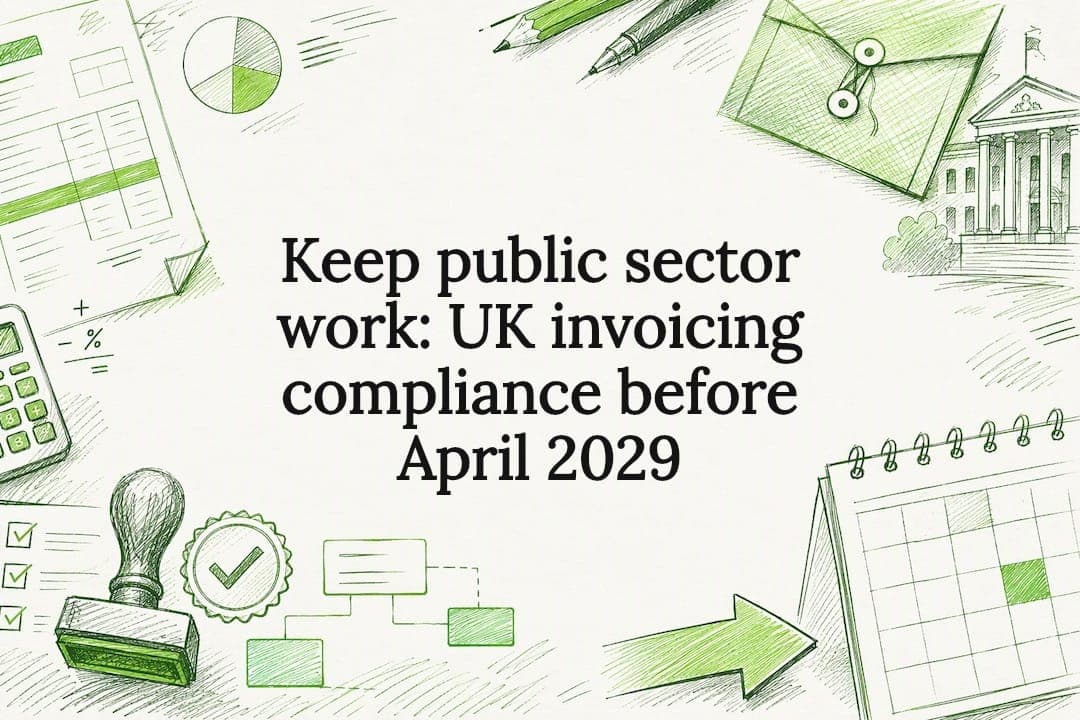 Keep public sector work: UK invoicing compliance before April 2029