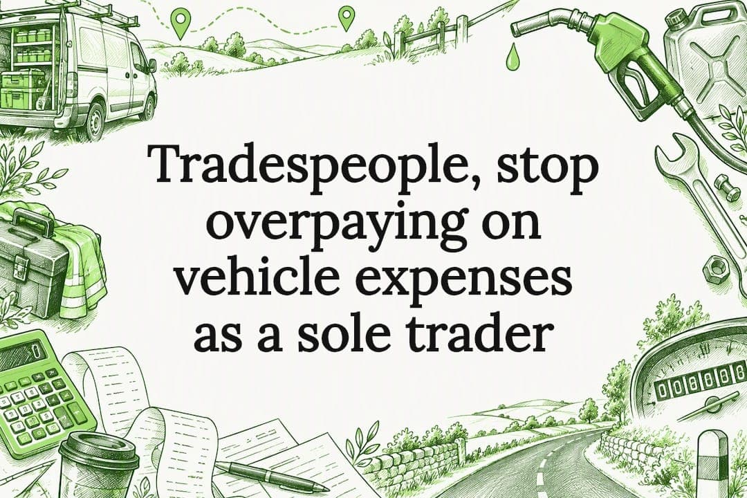 Tradespeople, stop overpaying on vehicle expenses as a sole trader