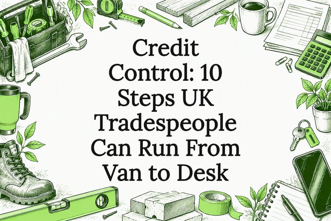 Credit Control: 10 Steps UK Tradespeople Can Run From Van to Desk