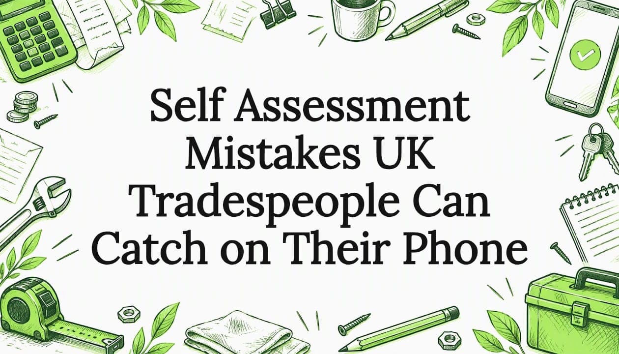 Self Assessment Mistakes UK Tradespeople Can Catch on Their Phone