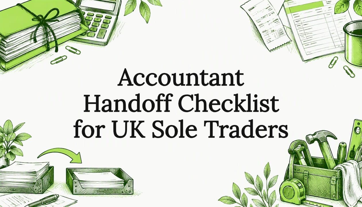 Accountant Handoff Checklist for UK Sole Traders