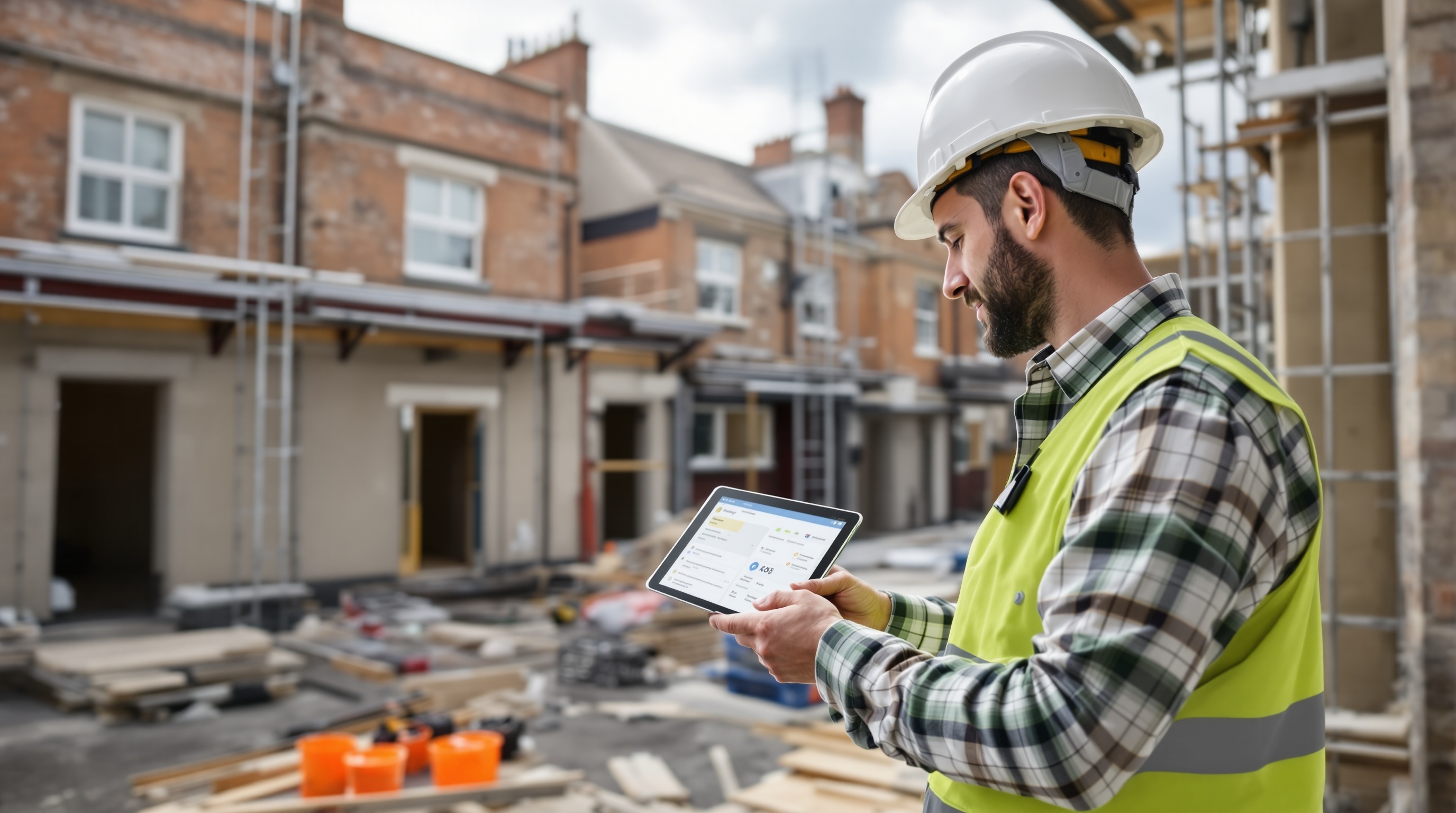 Bristol tradesperson using TradeTally quote software to manage their trade business