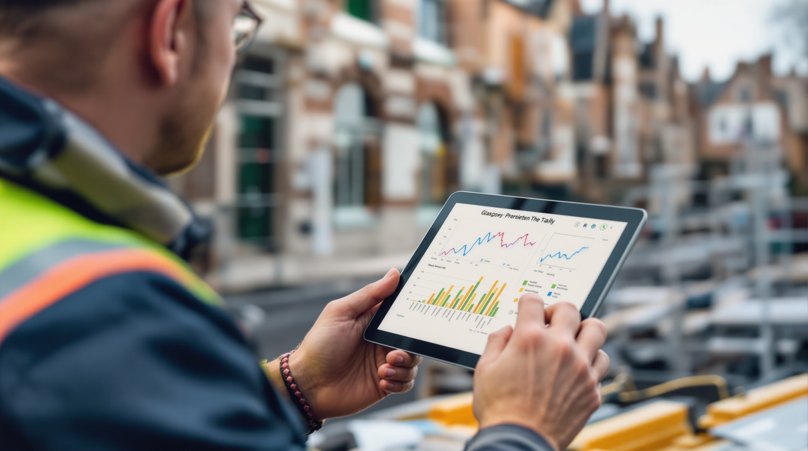 Glasgow tradesperson using TradeTally quote software to manage their trade business