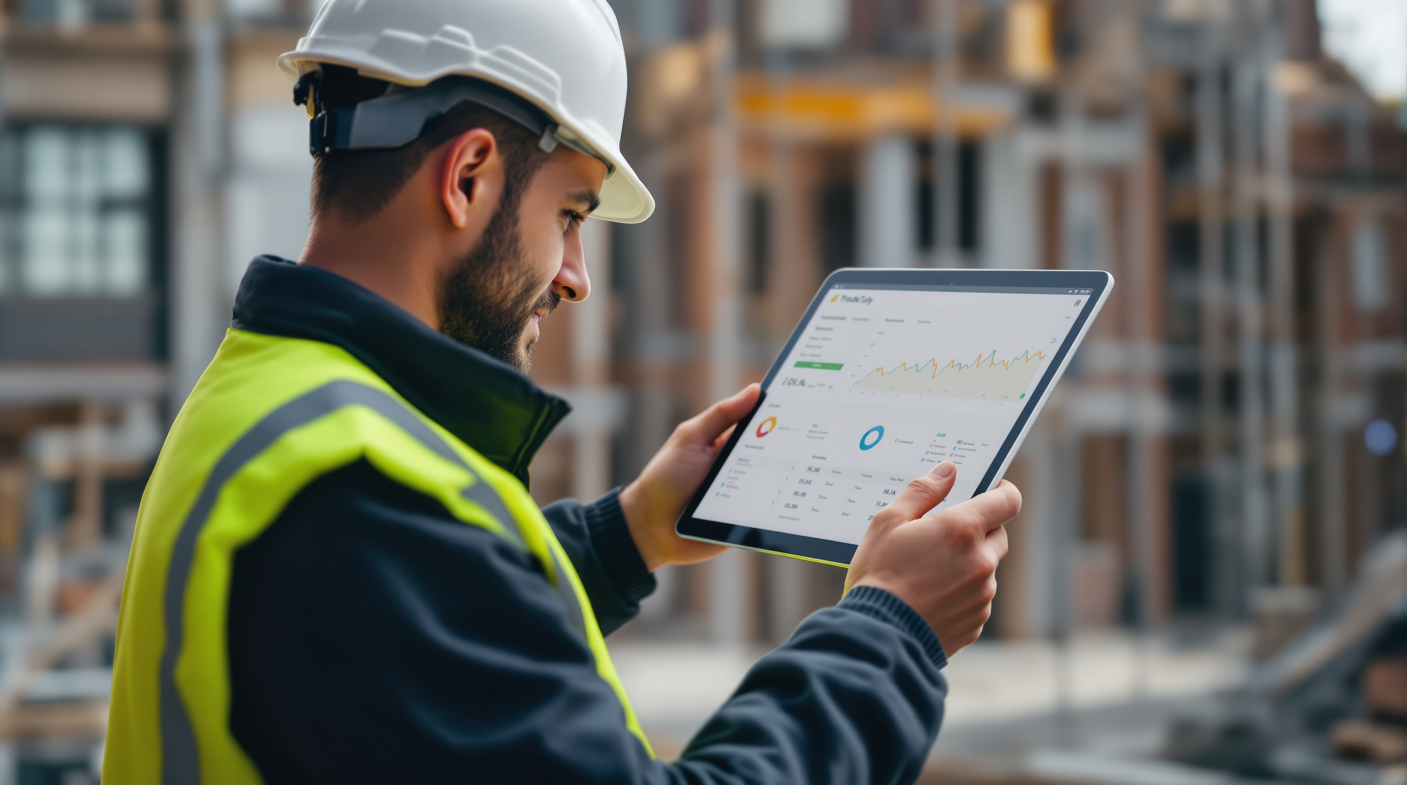 Leicester tradesperson using TradeTally quote software to manage their trade business