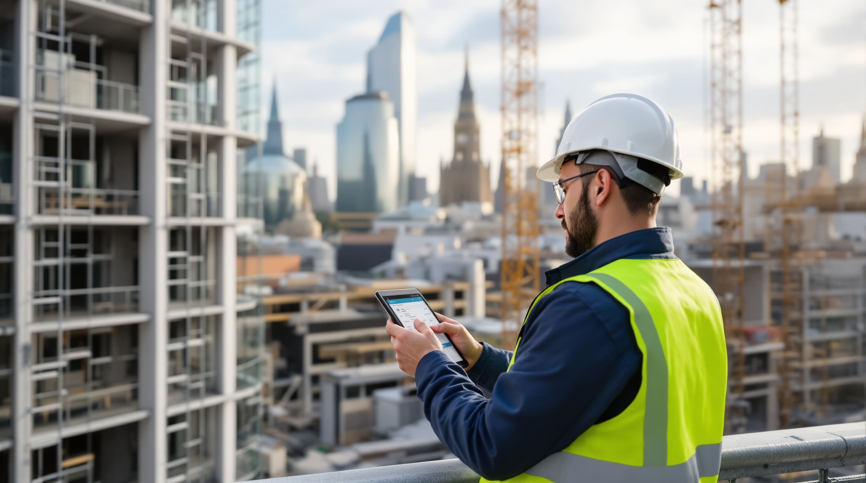 London tradesperson using TradeTally quote software to manage their trade business