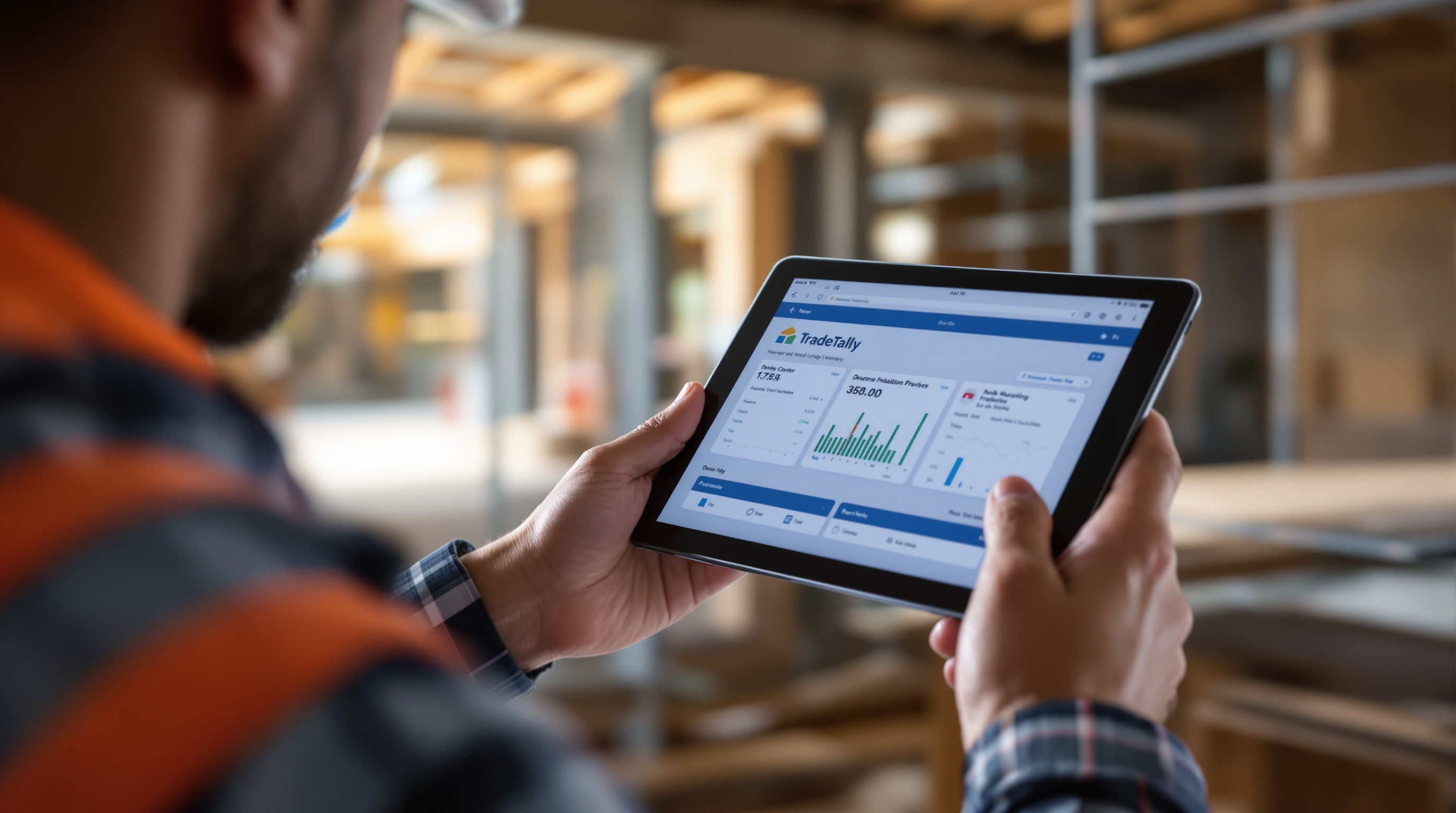 Norwich tradesperson using TradeTally quote software to manage their trade business