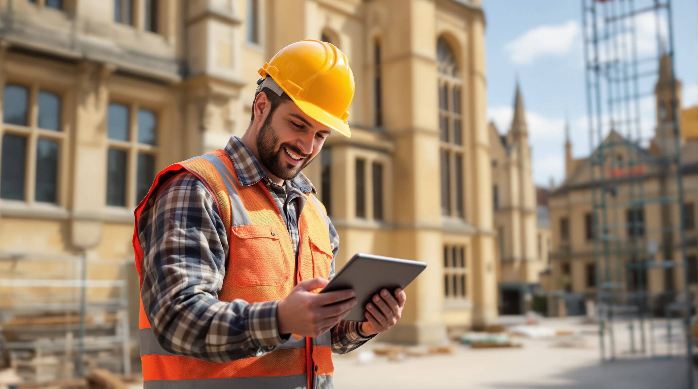 Oxford tradesperson using TradeTally quote software to manage their trade business