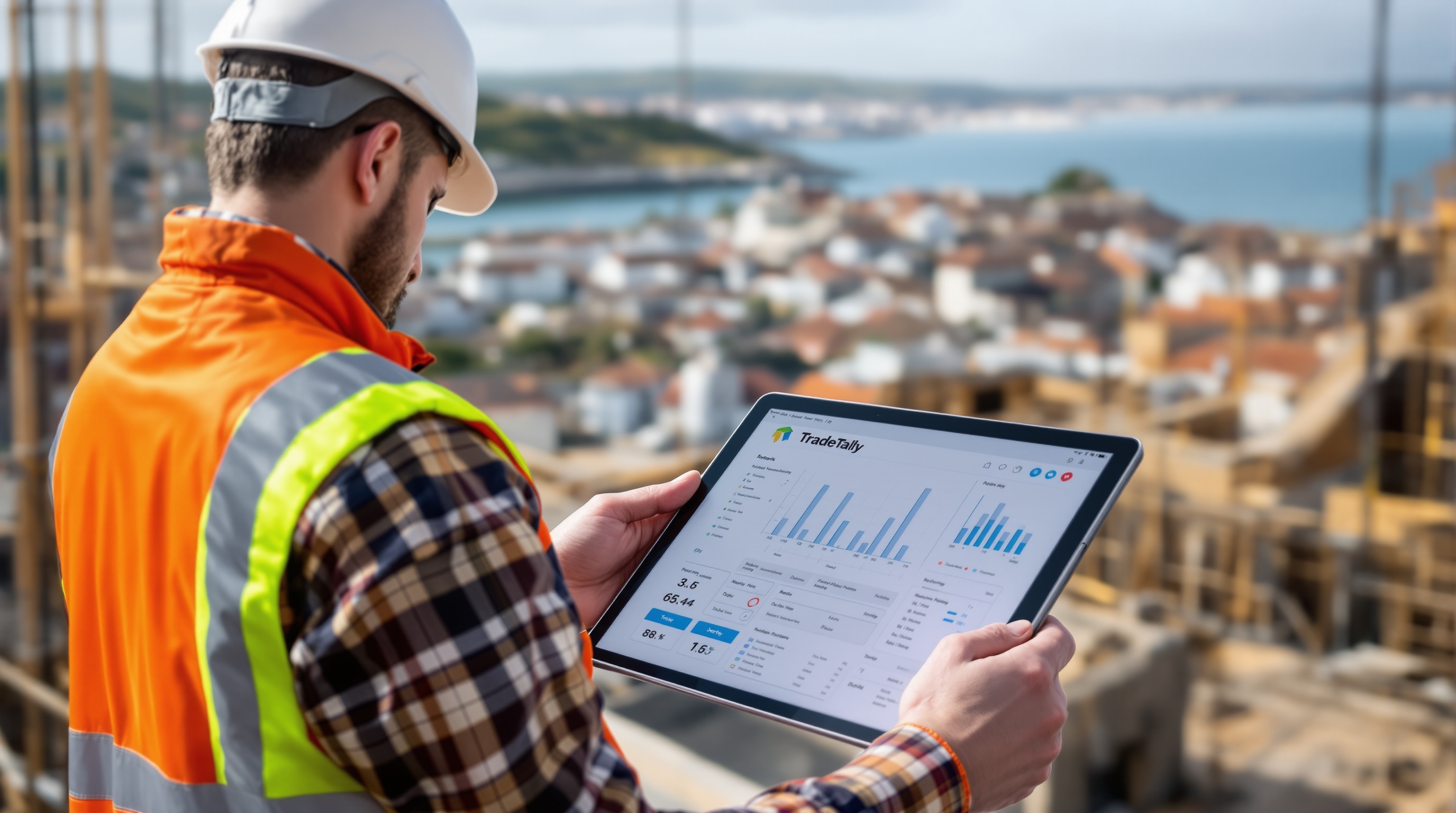 Plymouth tradesperson using TradeTally quote software to manage their trade business